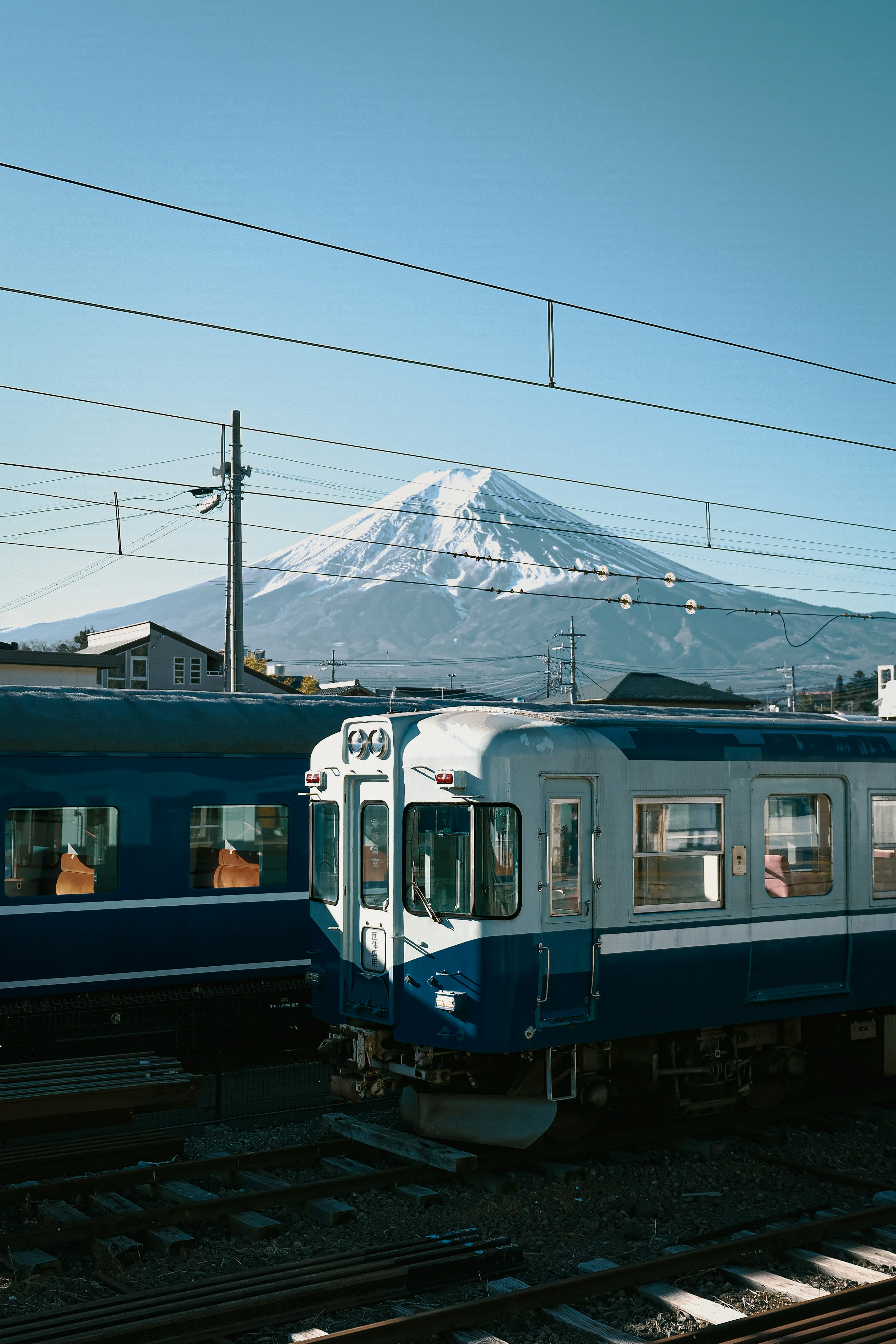 Mt. Fuji and Power Lines